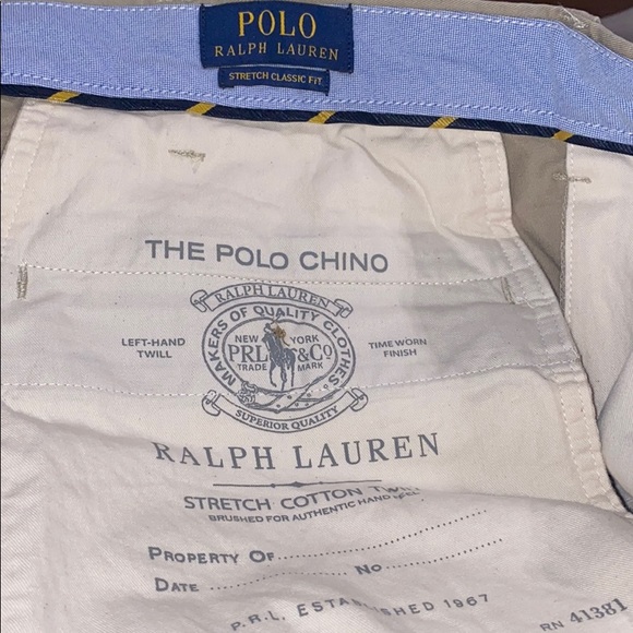 Polo Ralph Lauren Big Tall Classic-Fit Chino Pants 36Tx36 - Picture 4 of 5